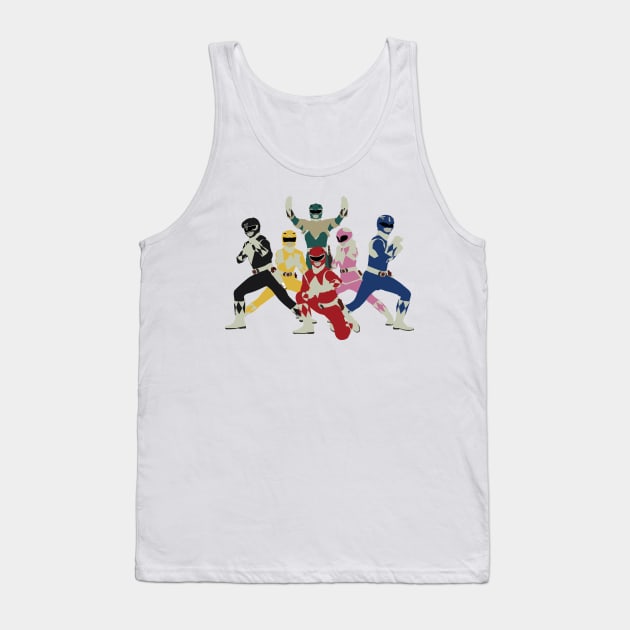 Power Rangers Tank Top by FutureSpaceDesigns